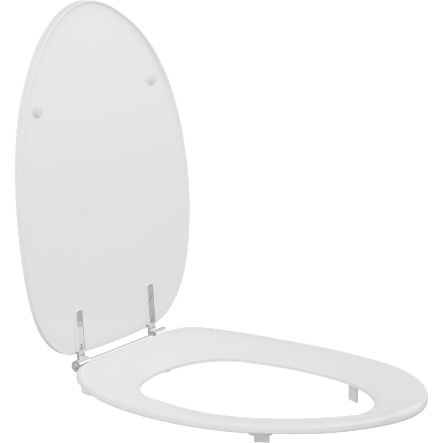 Pressalit Care WC-Sitz DANIA mit Deckel, stabilisierende Puffer - R37000-D92999